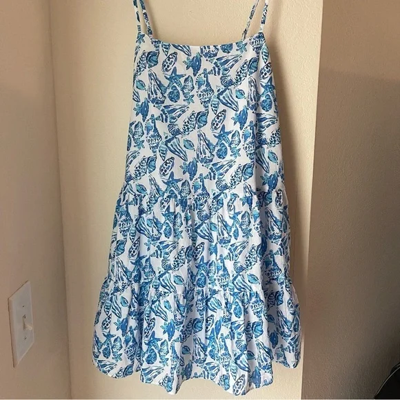 Lilly Pulitzer Alessia Dress Shell Collector Size Medium - Picture 11 of 13